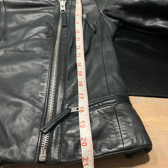 All saints Leather jacket xs/0 - Picture 7 of 10